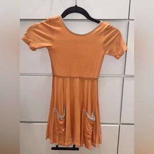 Omi jo orange twirl dress GUC
